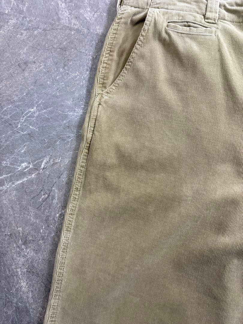 パンツ EDWIN baggy corduroy pants beige wide
