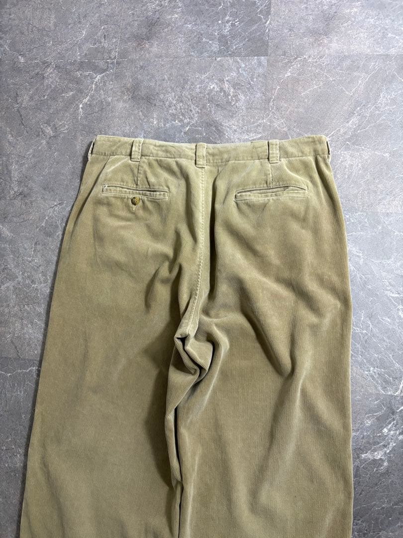 パンツ EDWIN baggy corduroy pants beige wide