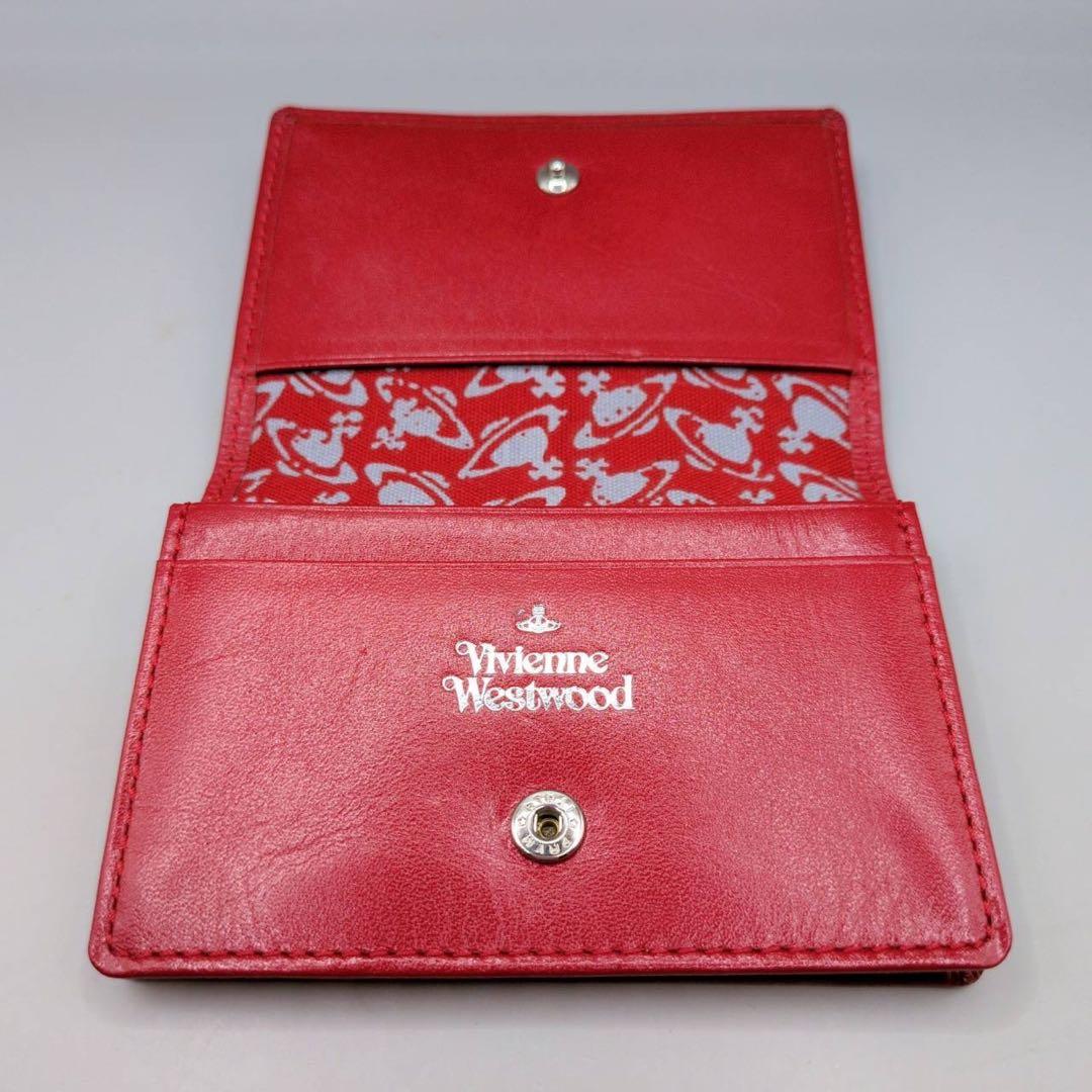 Vivienne Westwood ヴィヴィアン　名刺入れ カードケース　レッド