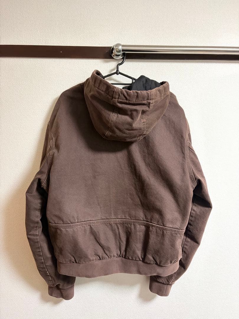 zara 中綿入りフーディジャケット