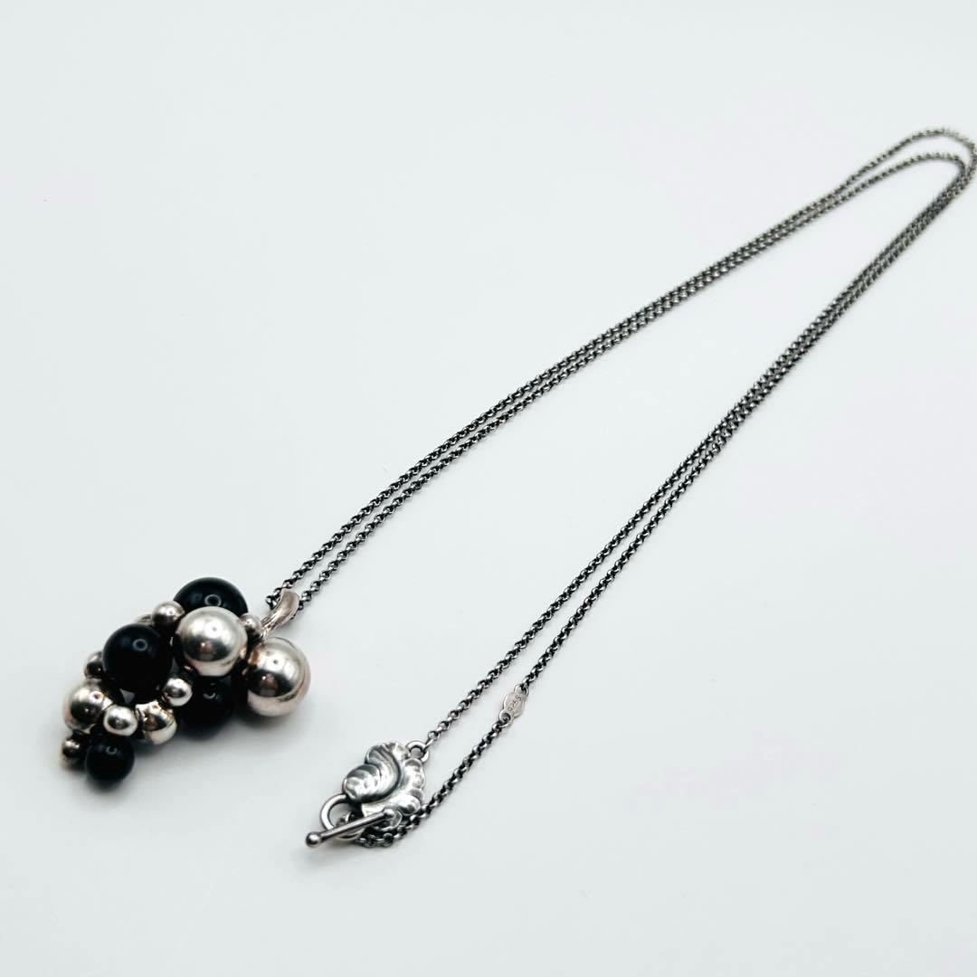 美品 ジョージジェンセン ネックレス ブドウ グレープ シルバー 925