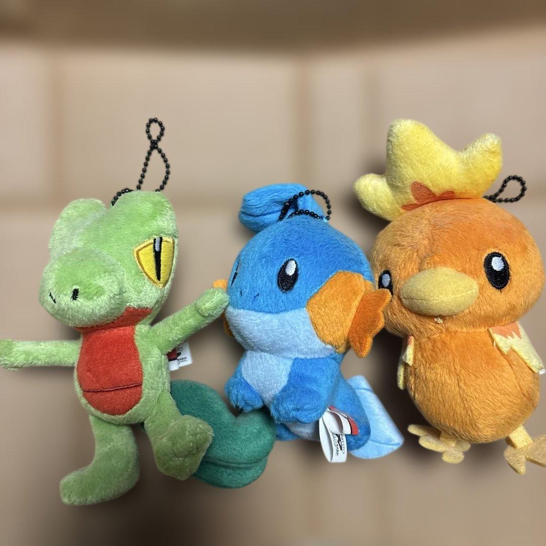 ポケットモンスター MYポケモンコレクションぬい キモリ ミズゴロウ アチャモ