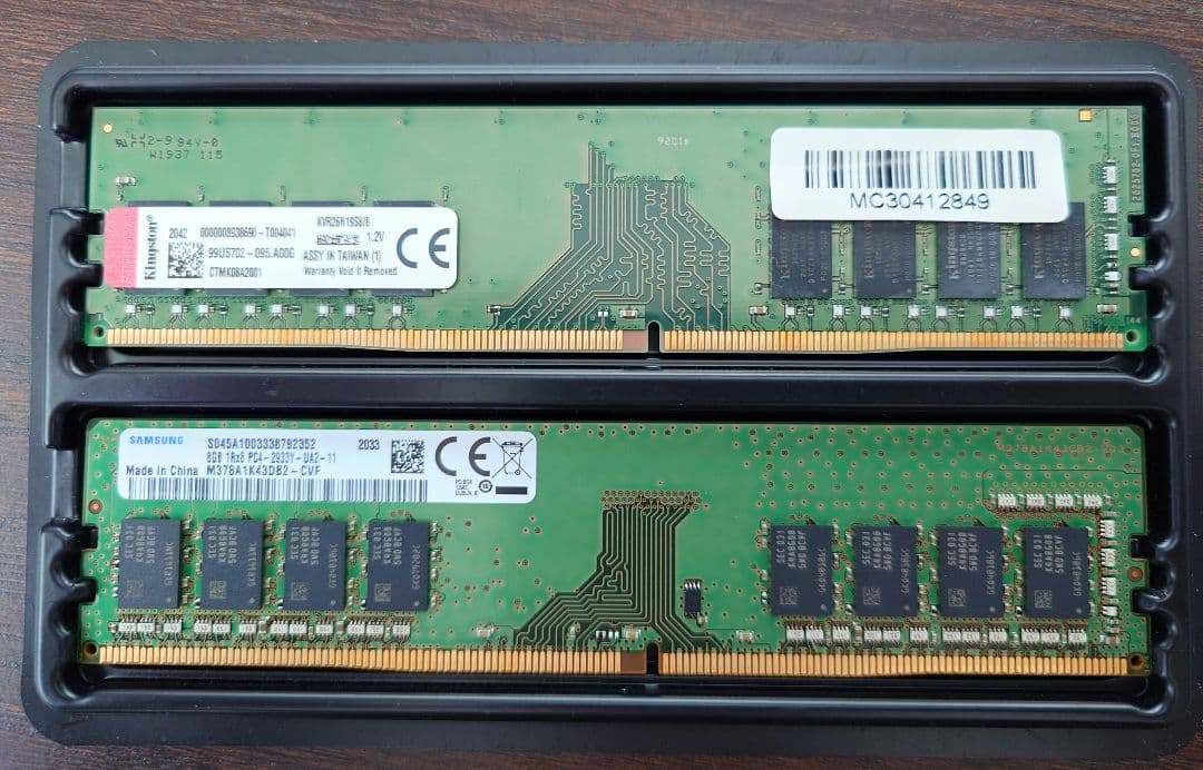 フ*コ様 メモリー　DDR4　8GB2枚　16GB