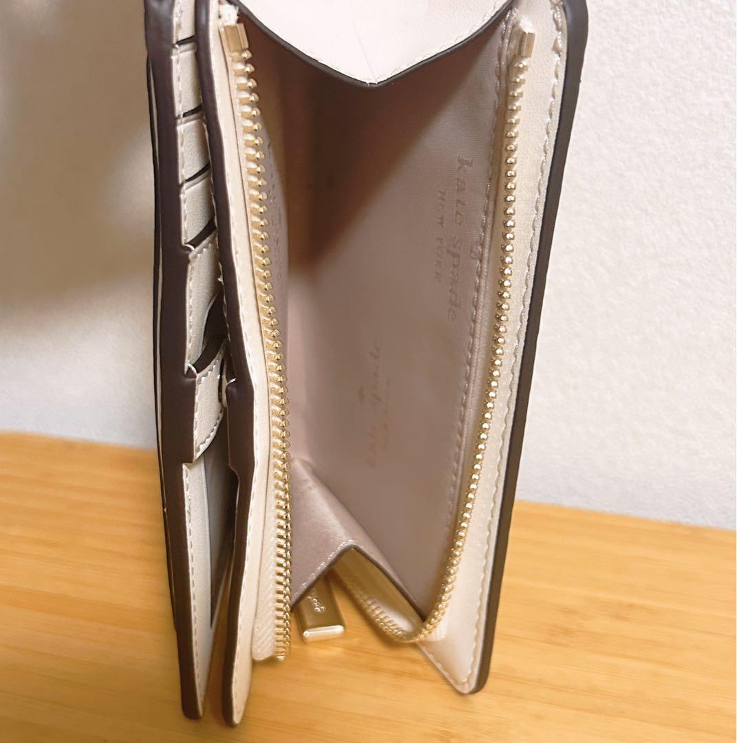 kate spade 二つ折り財布 ベージュ 福袋