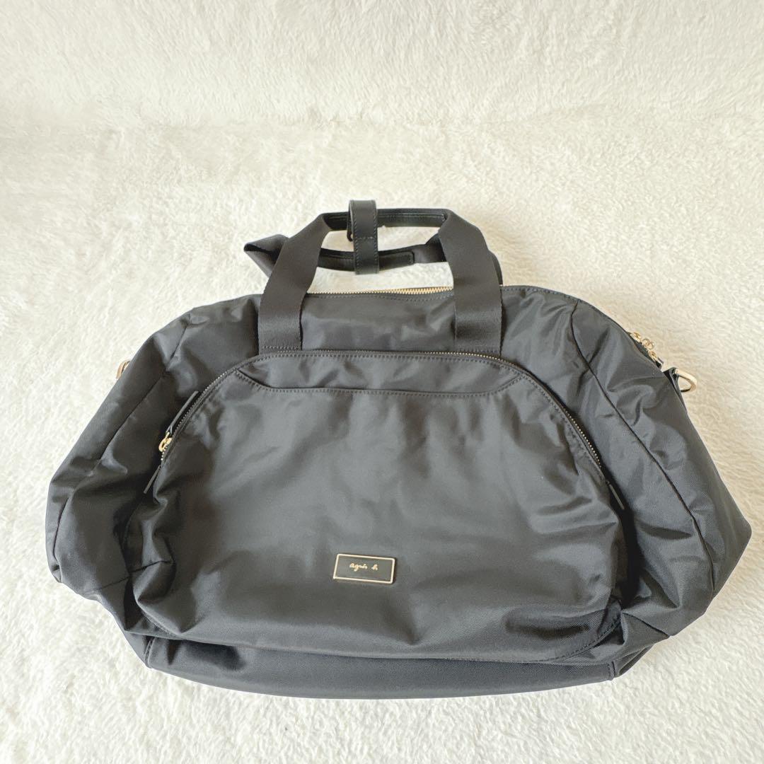 極美品✨agnes b. VOYAGE　ボストンバッグ　カデナ　南京錠　2way