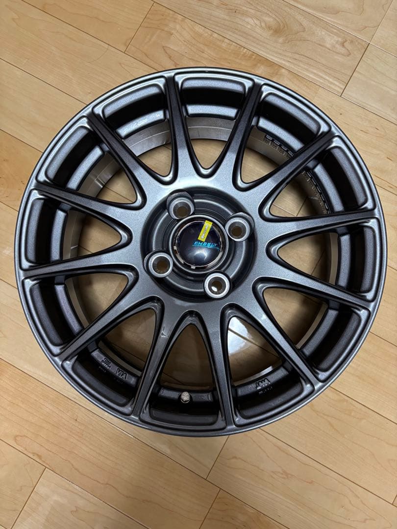 【新品】EMBELY S12 GM 15インチ　ホイール 4本セット
