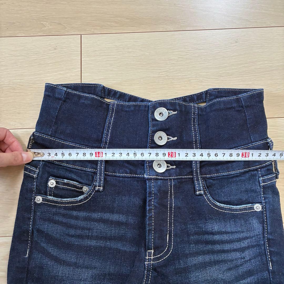 美品✨GYDA スキニーパンツ デニム インディゴ 可愛い ハイウエスト 美脚