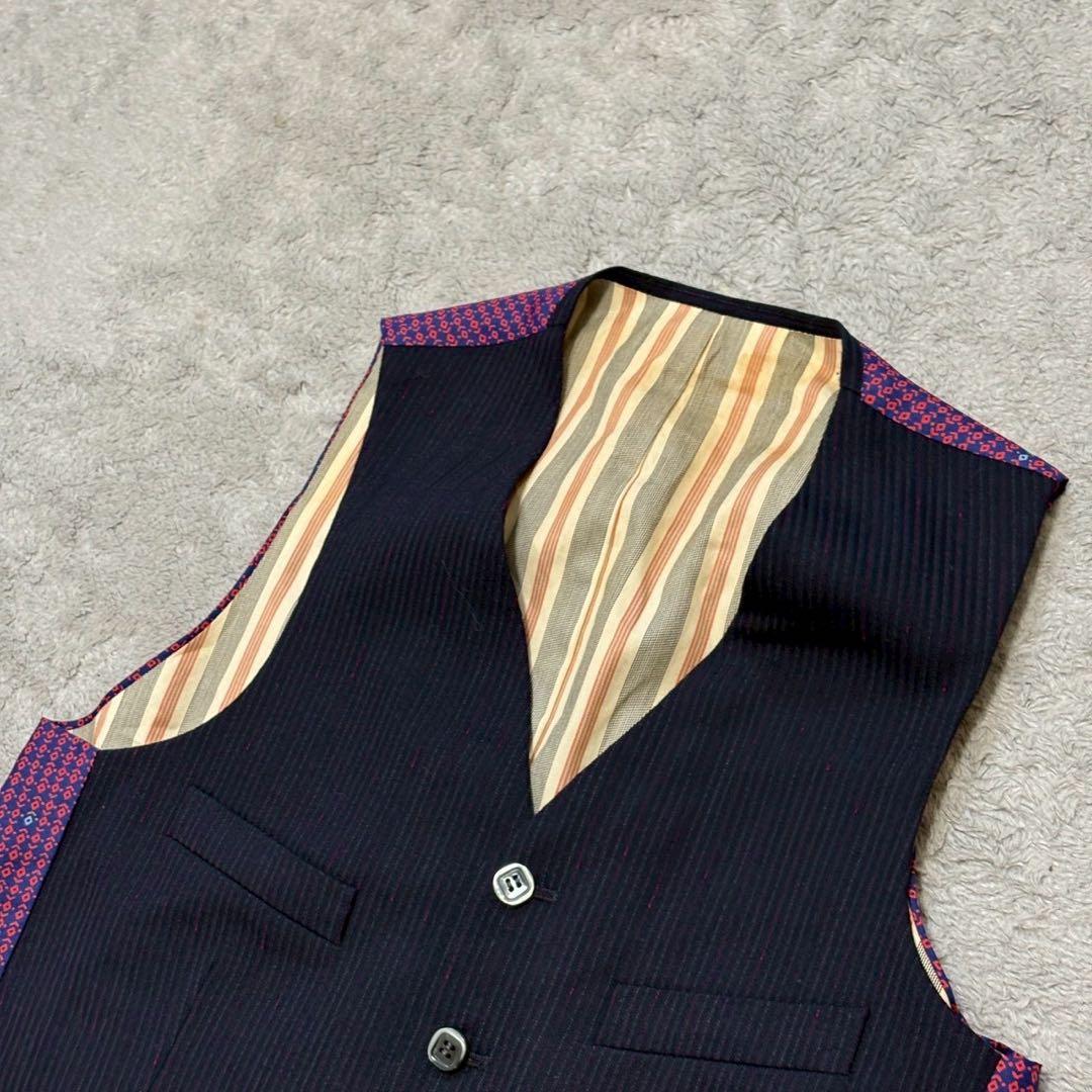 スーツ 70s Japan Vintage 3Peace Suit Navy CF96