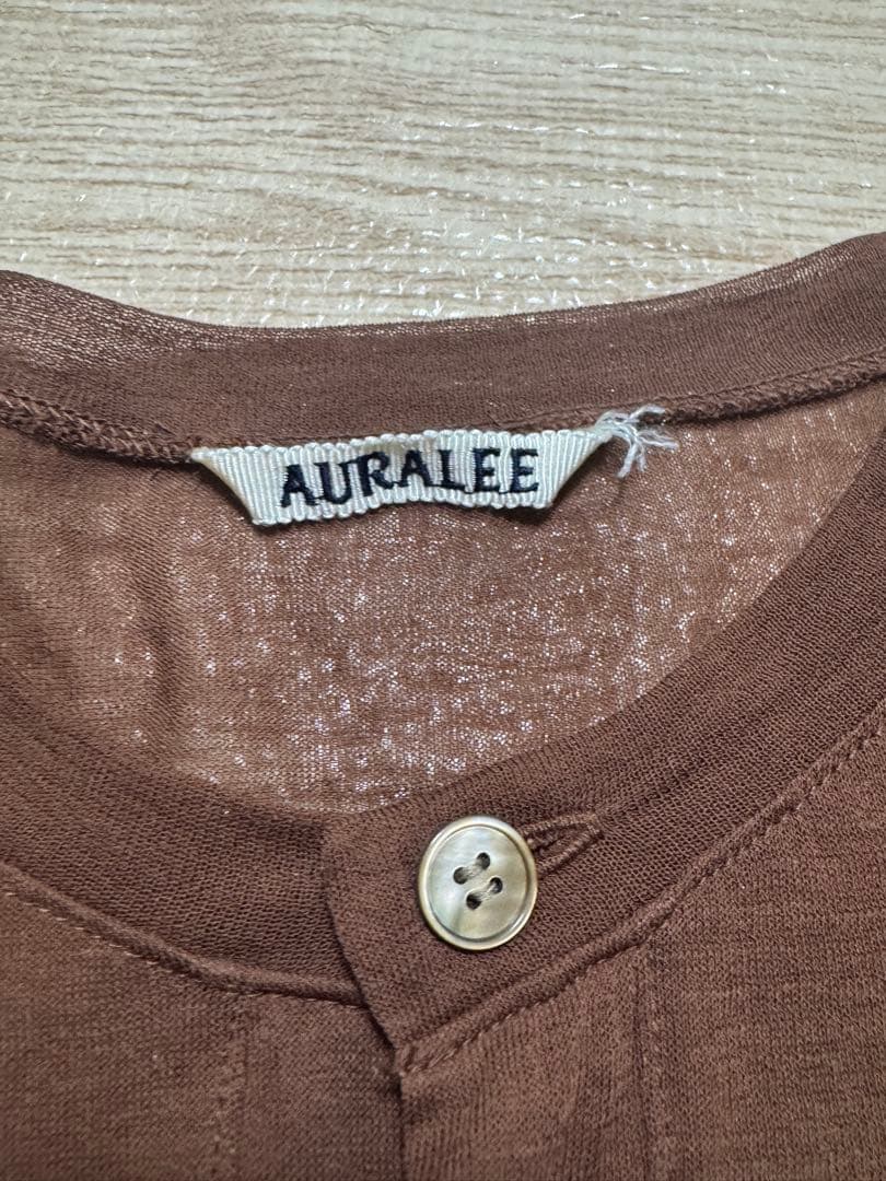 オーラリーAURALEE ハードツイストコットンガーゼカーディガンレディース 1