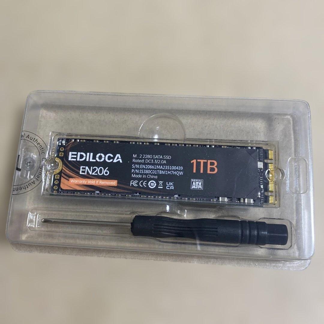 内蔵型SSD Ediloca EN206 SSD 1TB