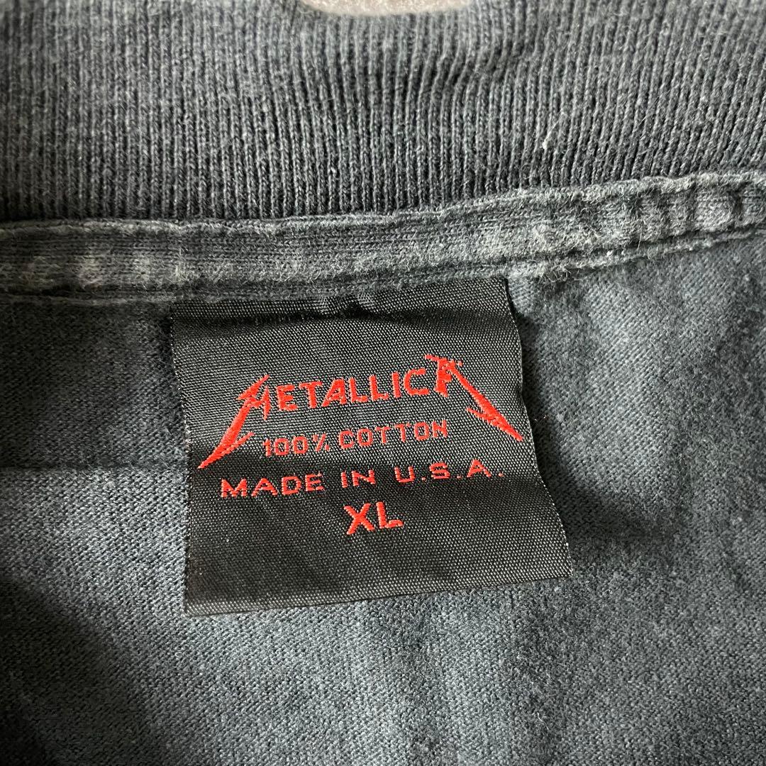 llica メタリカ S/S フェード Tシャツ 墨黒 XL