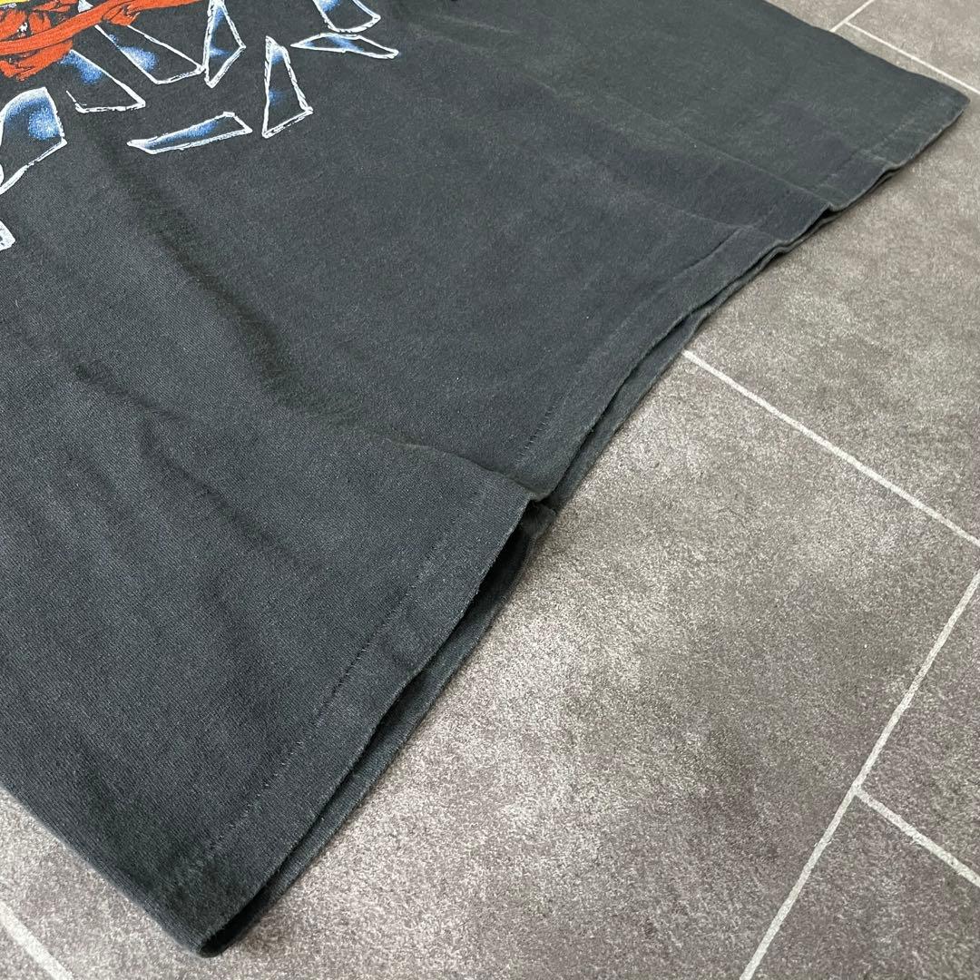 llica メタリカ S/S フェード Tシャツ 墨黒 XL