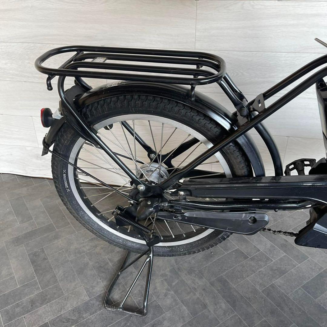 電動アシスト自転車 ブラック 前カゴ付き
