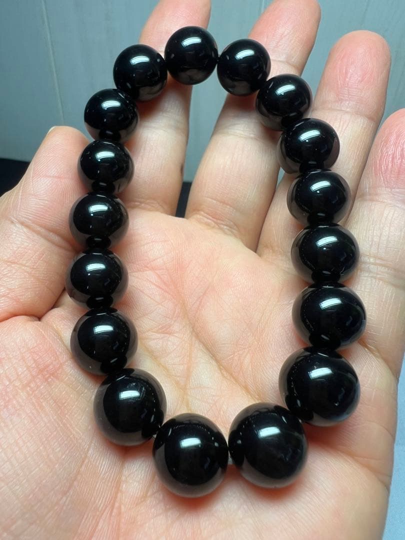 魔除けの王様⭐︎スターモリオン(黒水晶)はブレスレット