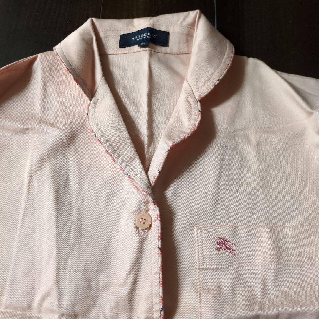 新品☆バーバリー☆ピンク コットンパジャマセット