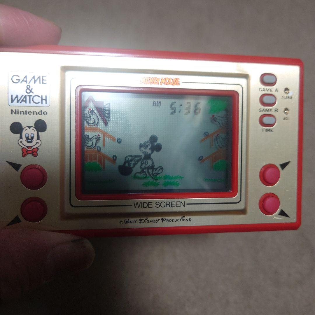 レトロ　Nintendo Game & Watch ミッキーマウス動作確認済