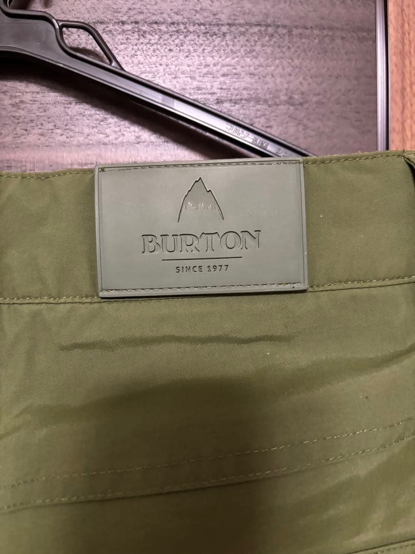 BURTON スノーボードパンツ オリーブ　ゴアテックス