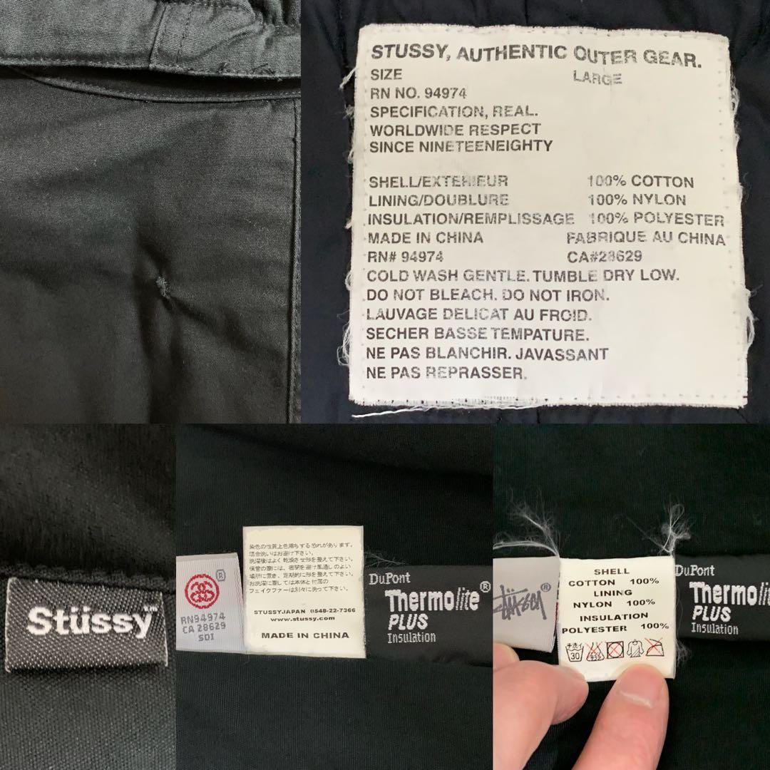 STUSSY 90s AUTHENTIC OUTER GEAR モッズコート L