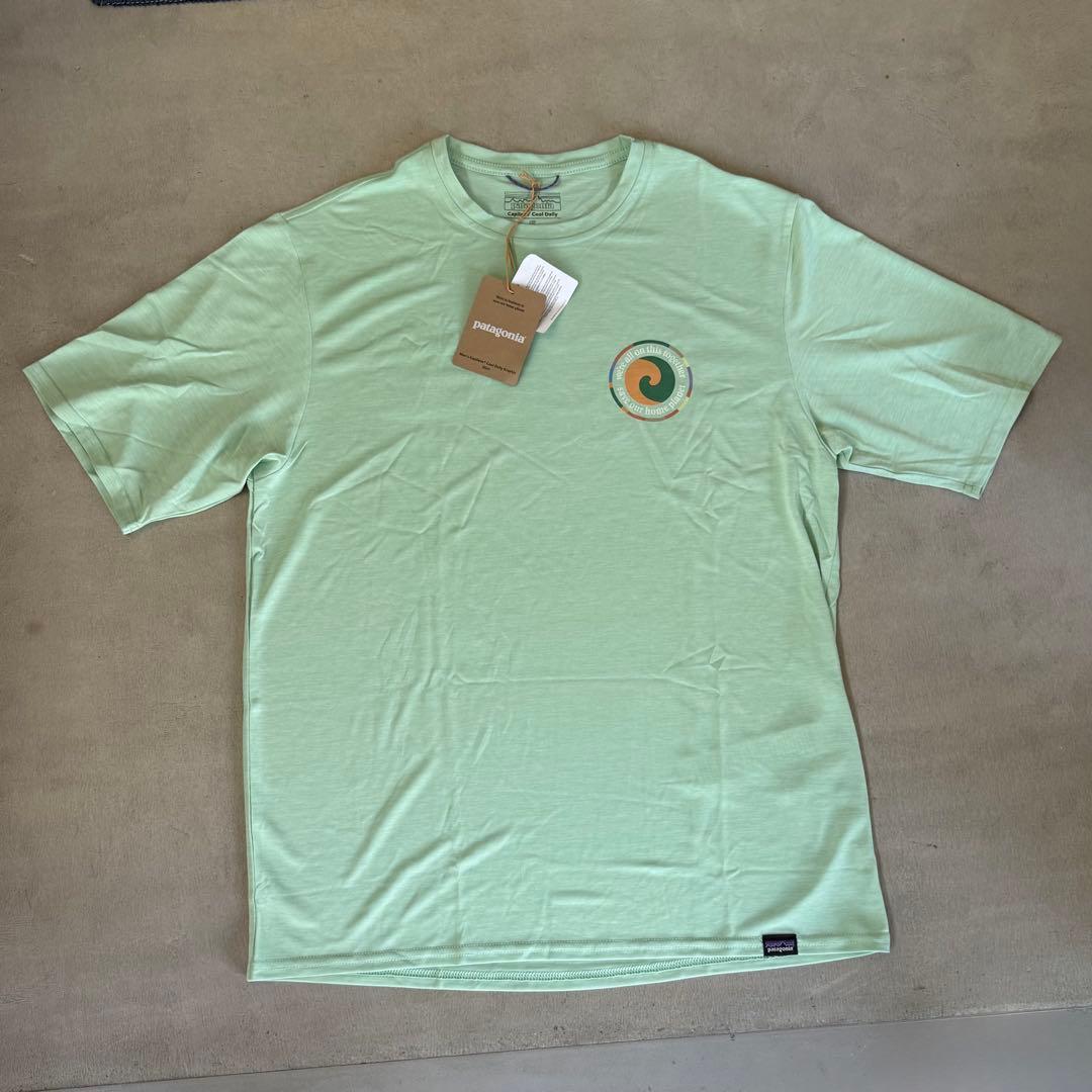 【未使用品】patagonia キャプリーン Tシャツ Sサイズ ミントグリーン