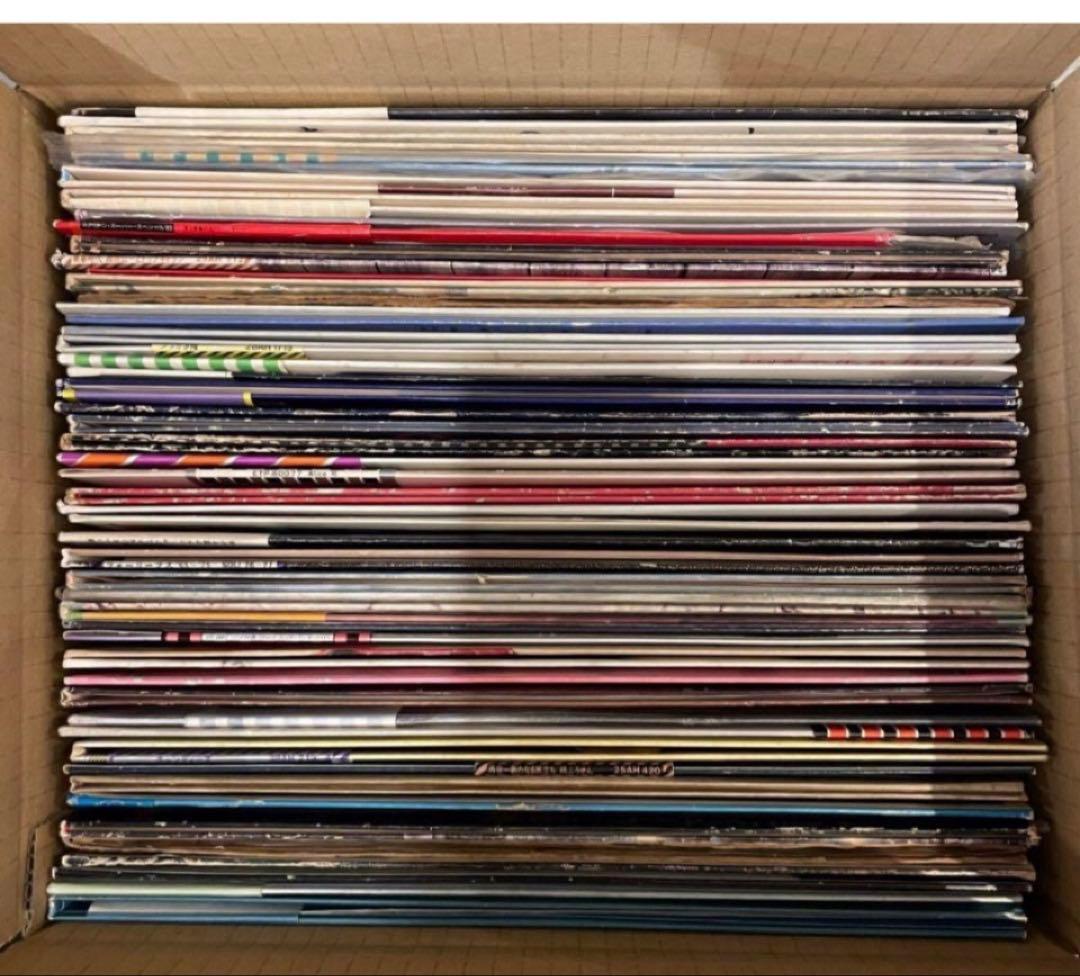 洋楽邦楽大量レコード 2箱セット 業者様大歓迎！