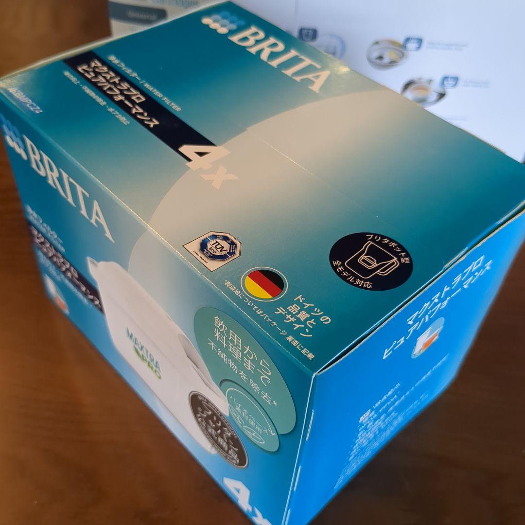 BRITA Flow 本体＋正規カートリッジ4個＋互換4個セット 蛇口付ブリタ