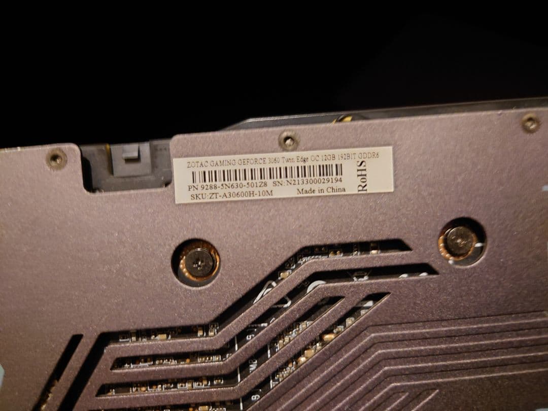 グラフィックボード・グラボ・ビデオカード ZOTAC RTX3060 12GB