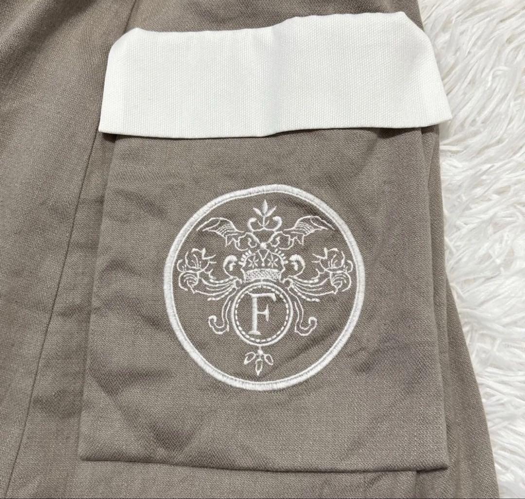 FOXEY フォクシー　スクエアネック ノースリーブワンピース リネンブレンド