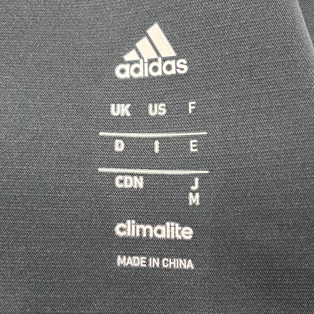 adidas climalite トラベルジャケット M 黒　ストレッチ 速乾