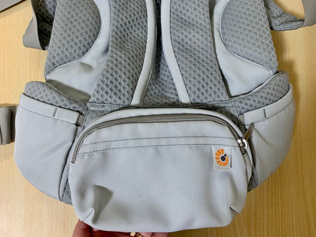 【超美品‼️】エルゴベビー ErgoBaby オムニブリーズ　パールグレー