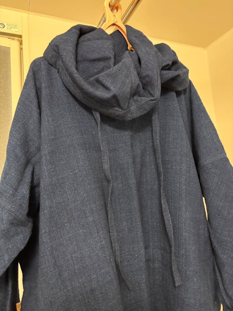 うさ路の服　藍染ロングチュニック