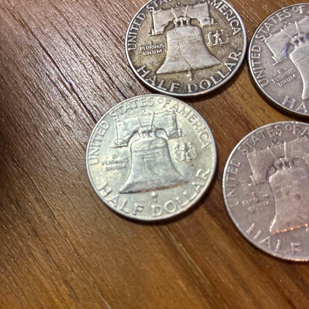 フランクリン半ドル 4枚セット
