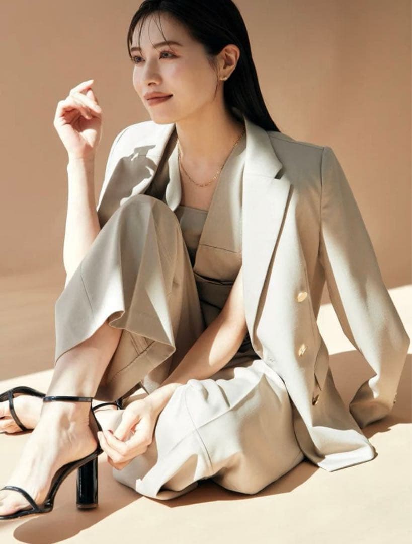 ジャケット・アウター laubeblanc Double breasted Blazer brown