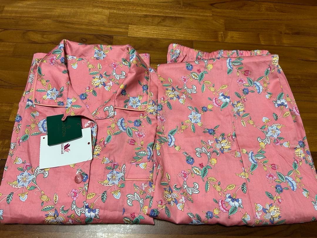 ワコール　ミントン　WACOAL MINTONパジャマ　ルームウェアMサイズ前開