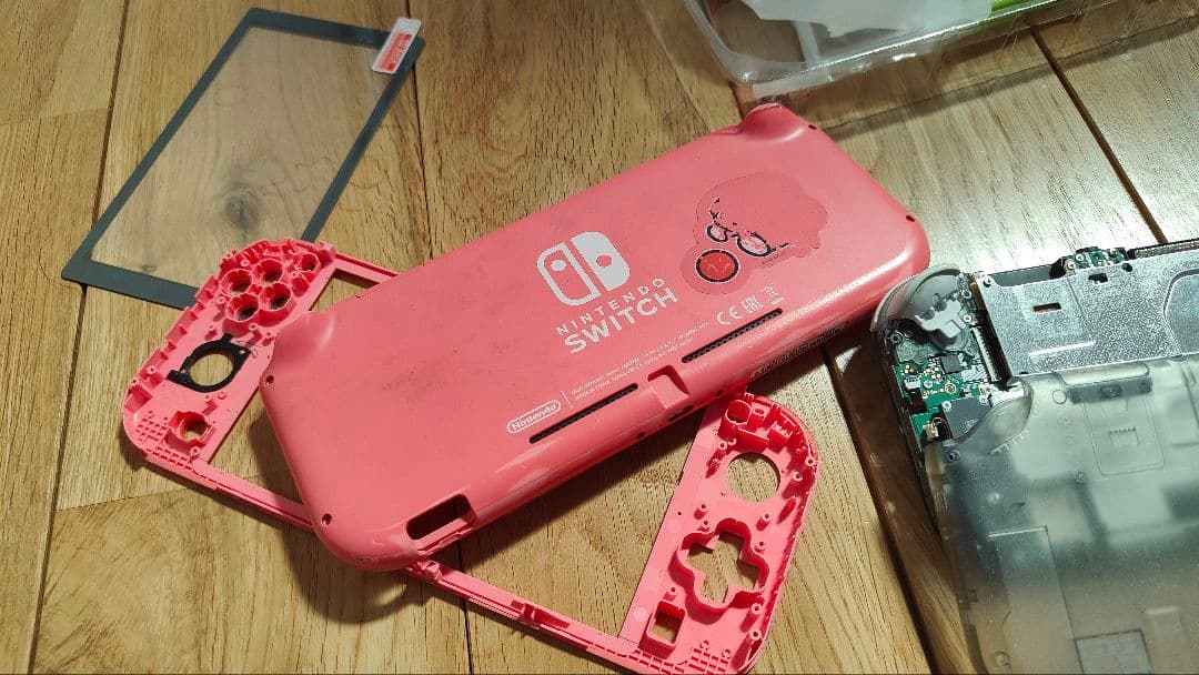 ※実働ジャンク Nintendo Switch Lite ピンク 本体