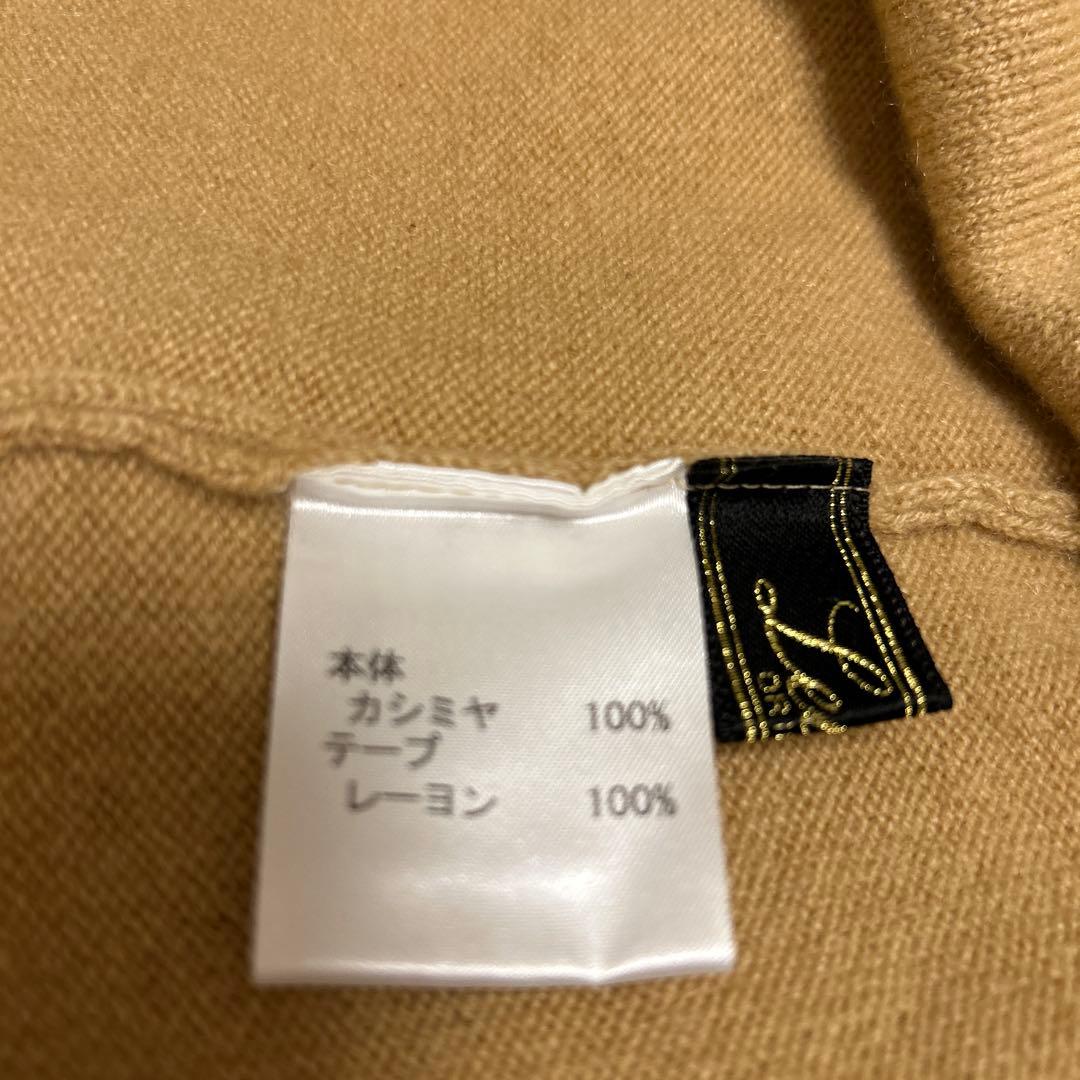 レリアン長袖カーディガン カシミヤ100%