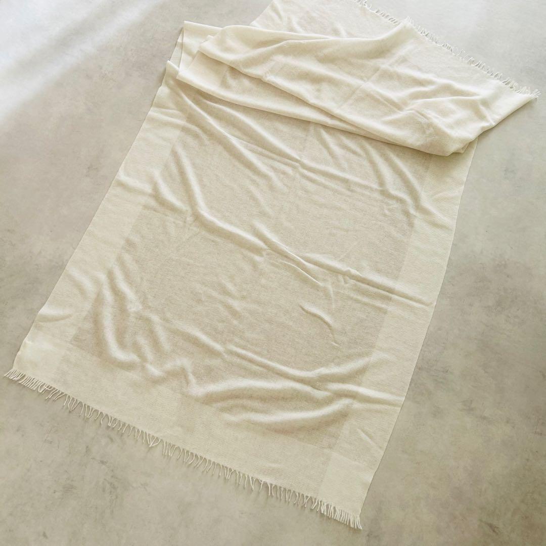 美品現行タグNatural Basicカシミヤ大判ストールナチュラルベーシック