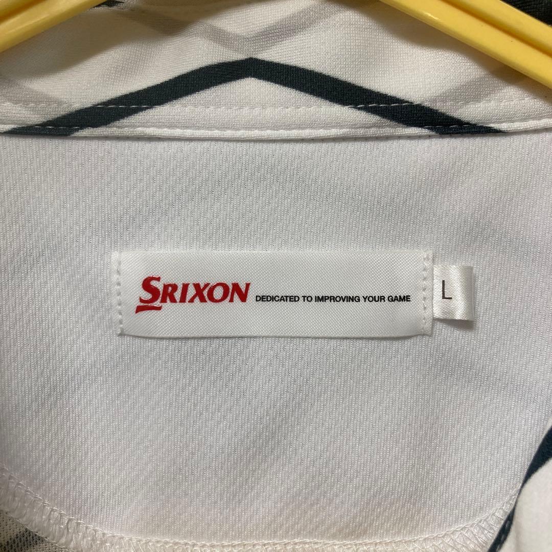 未使用 松山英樹レプリカ クロスイメージボーダーシャツ SRIXON LEXUS
