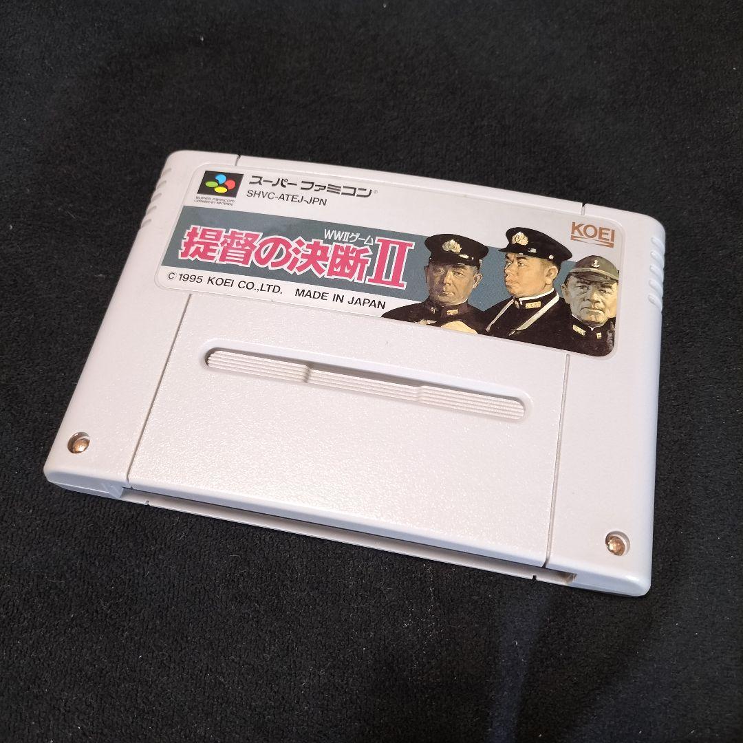 美品★提督の決断2 箱説・付属品付き スーパーファミコン SFC