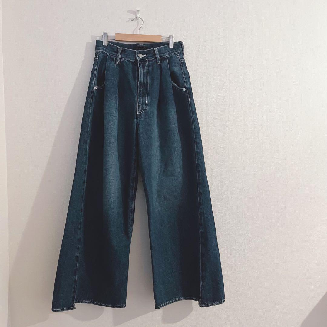 JOURNAL STANDARD 2タックワイドデニムパンツ 美品