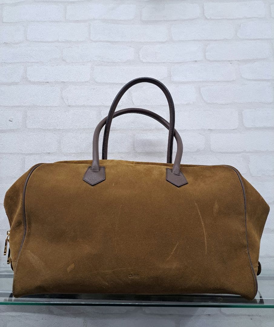 rmh Suede Big Boston スエード ボストンバッグ