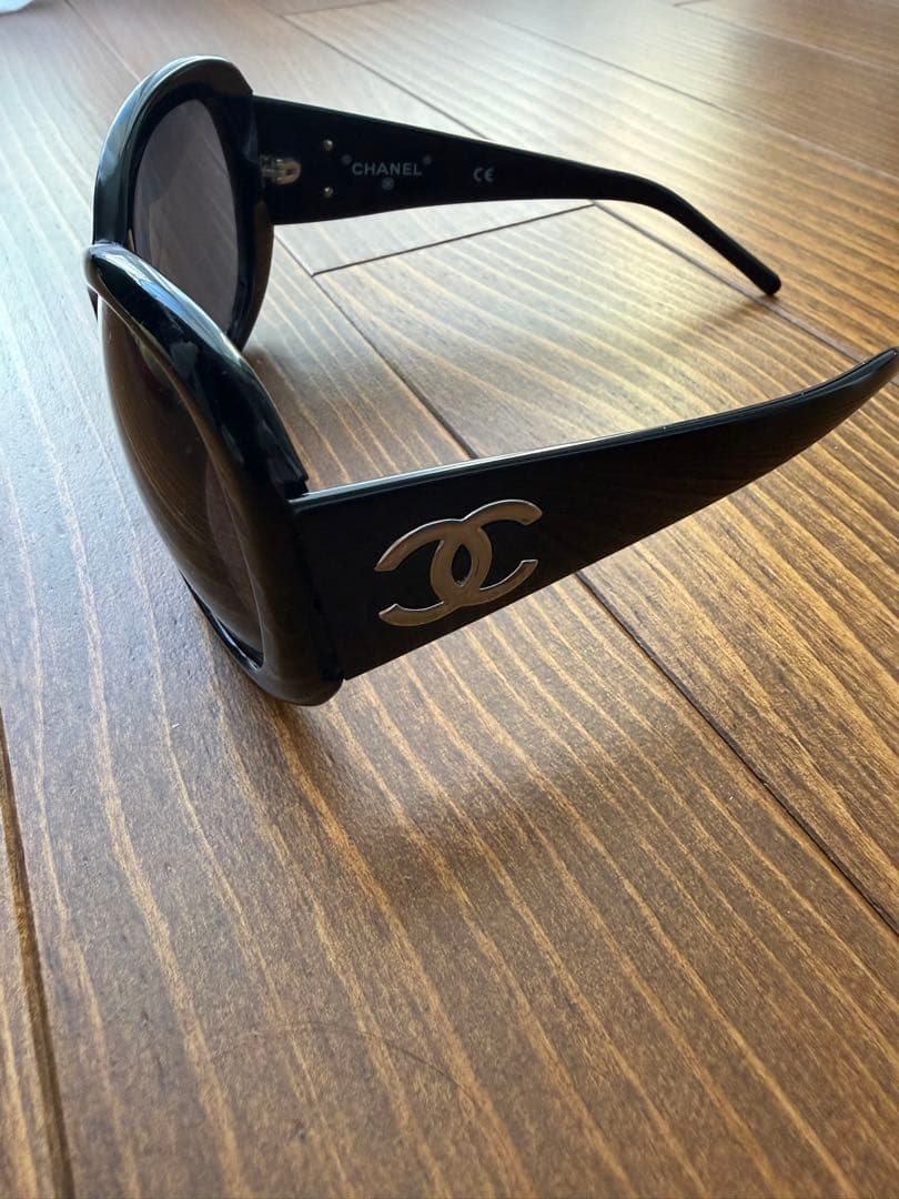 CHANEL ココマーク サングラス ブラック 大きめ 美品 正規品