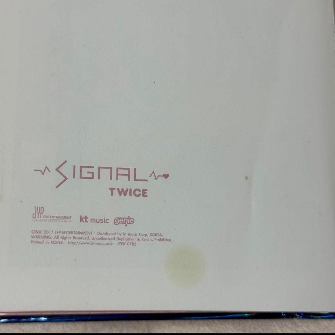 【貴重】TWICE SIGNAL 直筆サイン入りアルバム