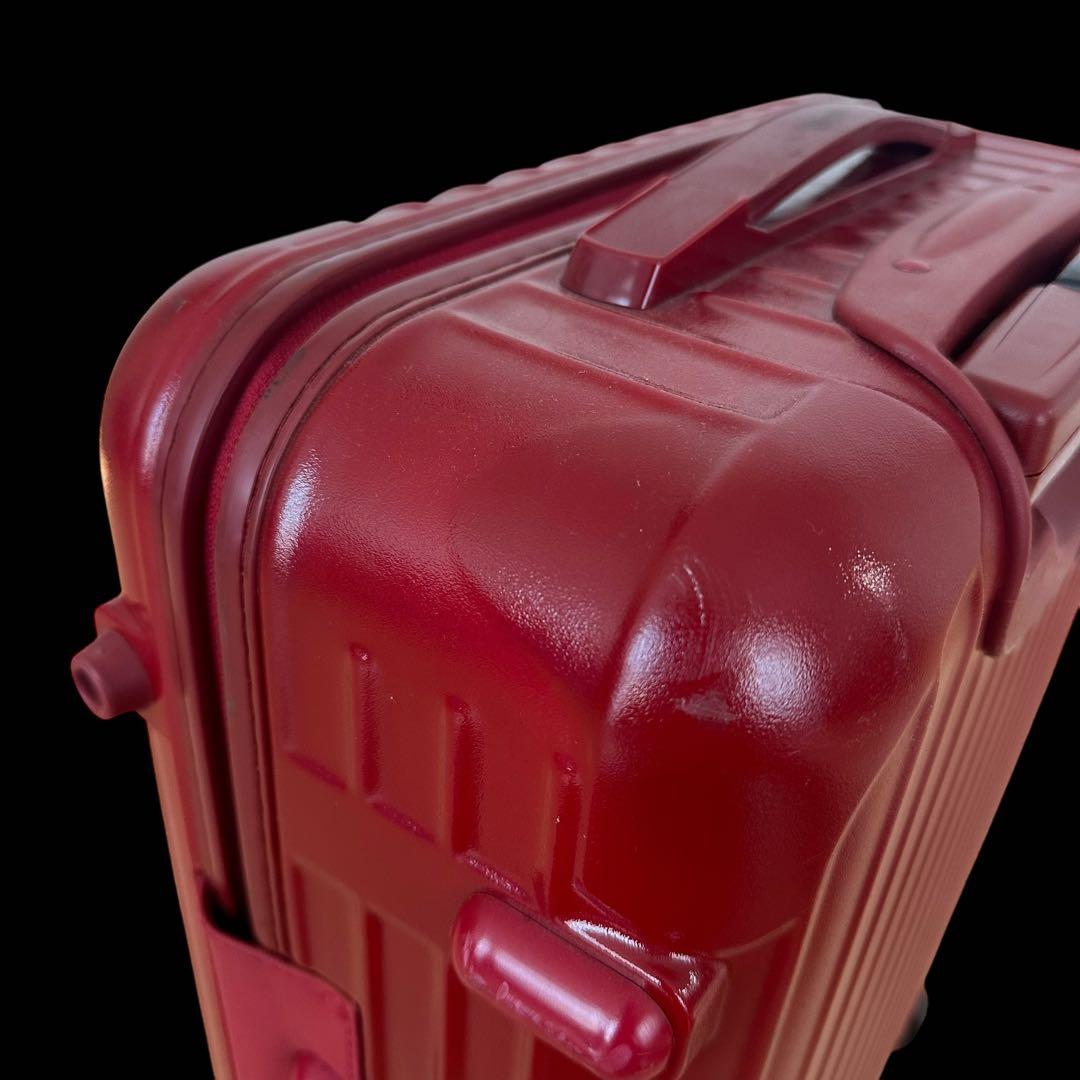 リモワRIMOWAレッド33L 2輪キャリー