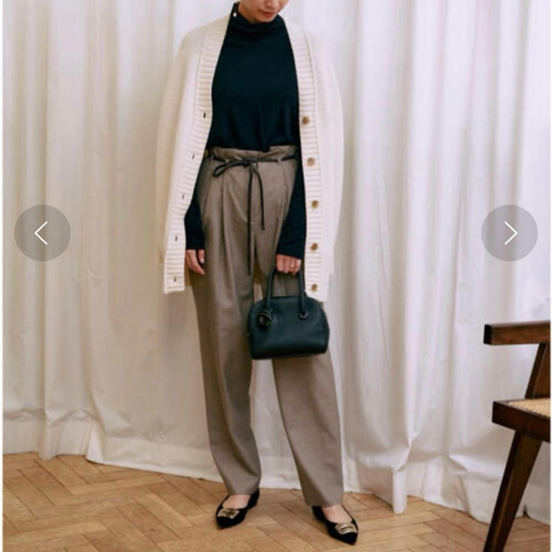 【美品】トゥモローランド　マカフィー　ラムカシミヤ混　カーデ　ゆったり　S