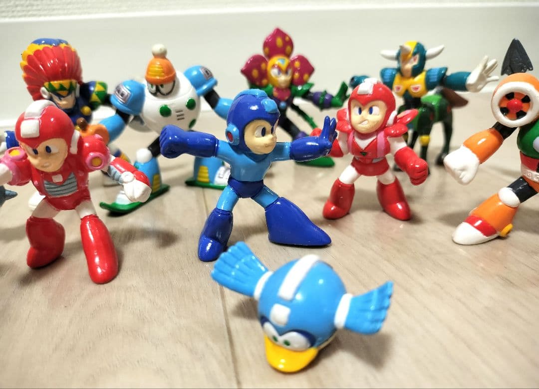 ロックマン6 ダイナミックバトル フィギュア 12体セット 当時物