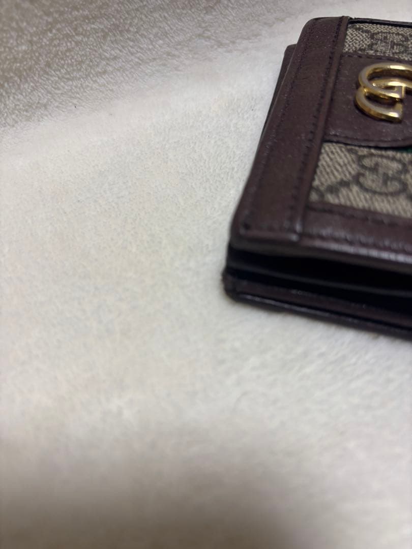 GUCCI 二つ折り財布 GGシェリーライン