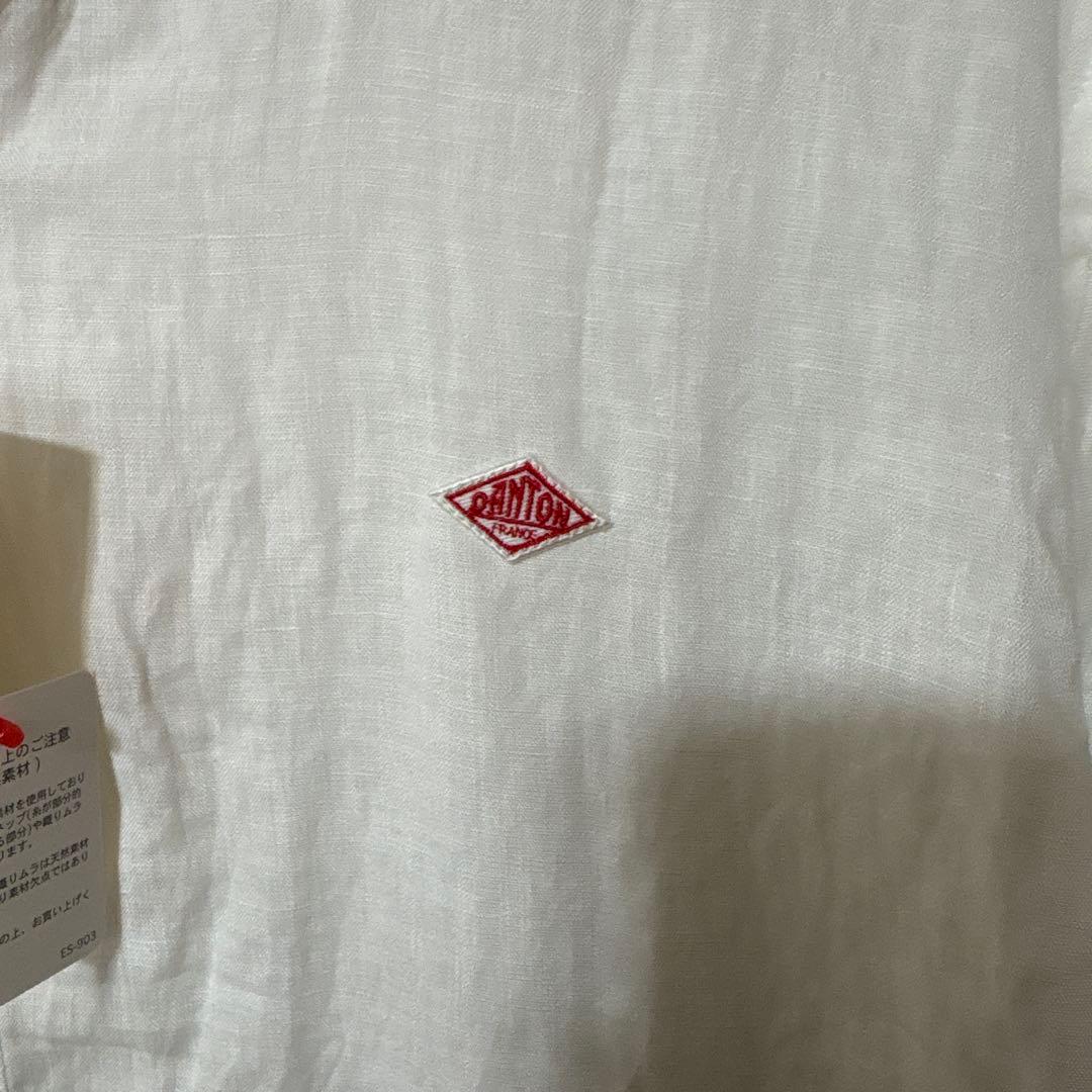 DANTON リネン Vネックカーディガン 36