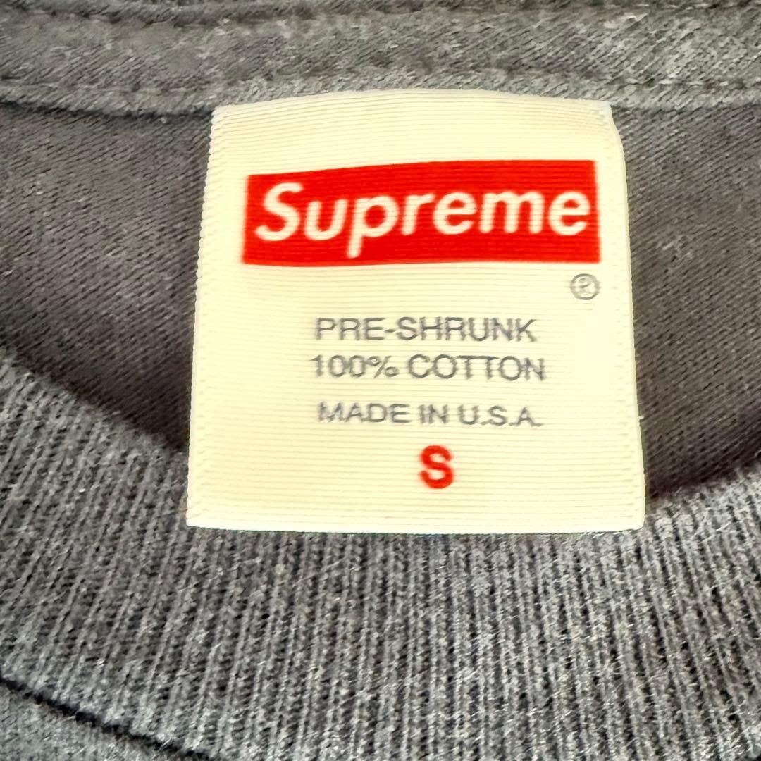 Supreme ブラック ロングスリーブTシャツ
