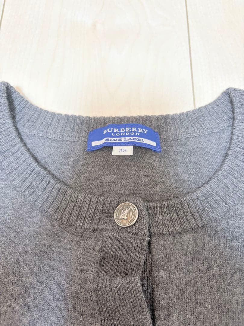 BURBERRY グレー カーディガン 38