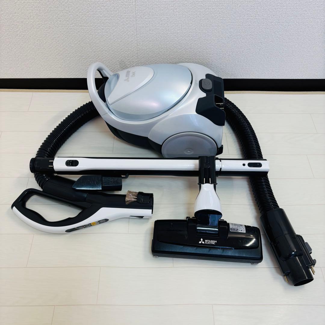【美品】三菱電機 紙パック式掃除機Be-K 自走式パワーブラシ 紙パック2個付き
